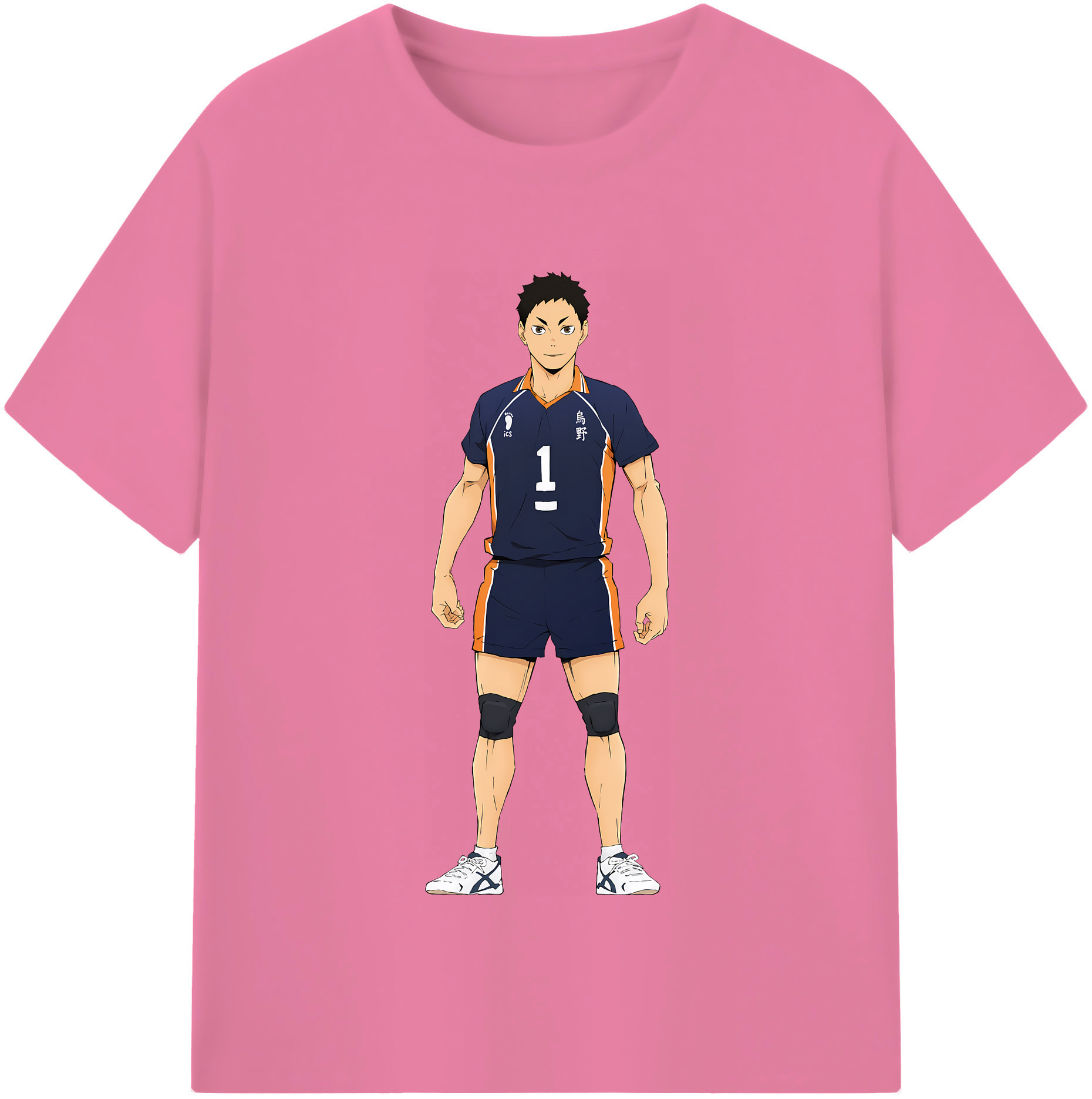 （画像用） ハイキュー!! Haikyu!! 綿100％半袖Tシャツ（フロントプリント）